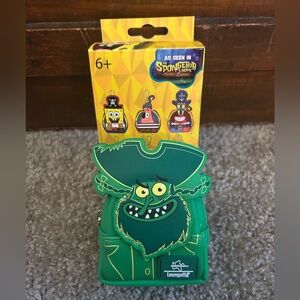 Loungefly SpongeBob Davey Jones Pirate Mini Backpack Bag Charm Keychain - New